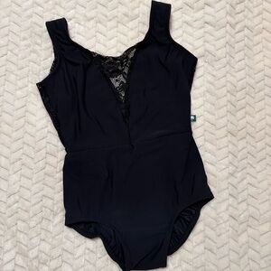 LuckyLeo Leotard Black Lace Medium